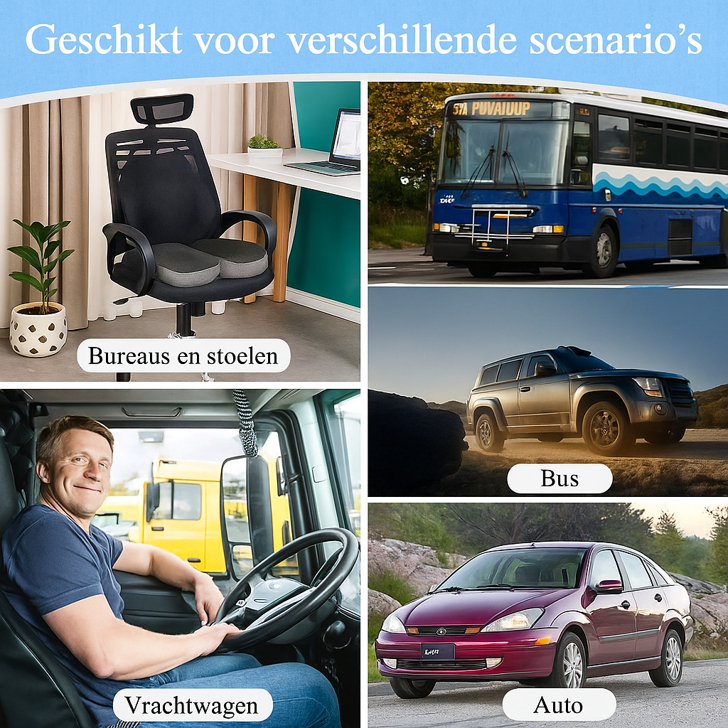 Ergonomisch Geheugenfoam Zittkussen™